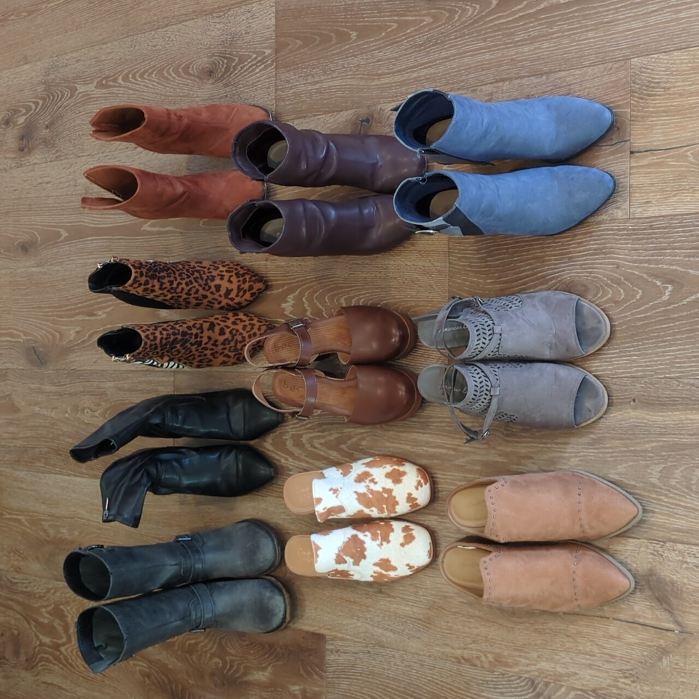 TONS of Booties, Boots, Slides, Clogs - You Name It!
